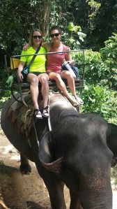 Elephant trek in Thailand